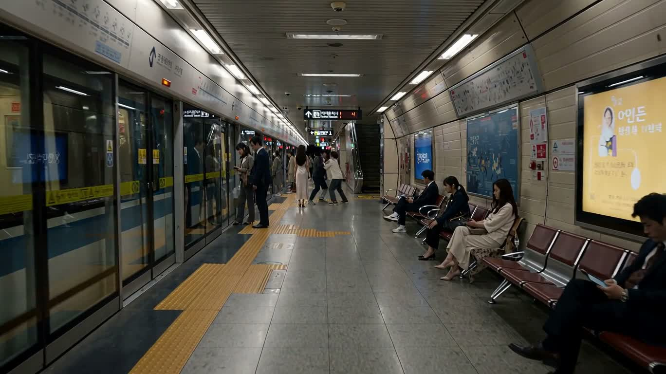 地铁站的维纳斯与人性寓言 — AI video creation