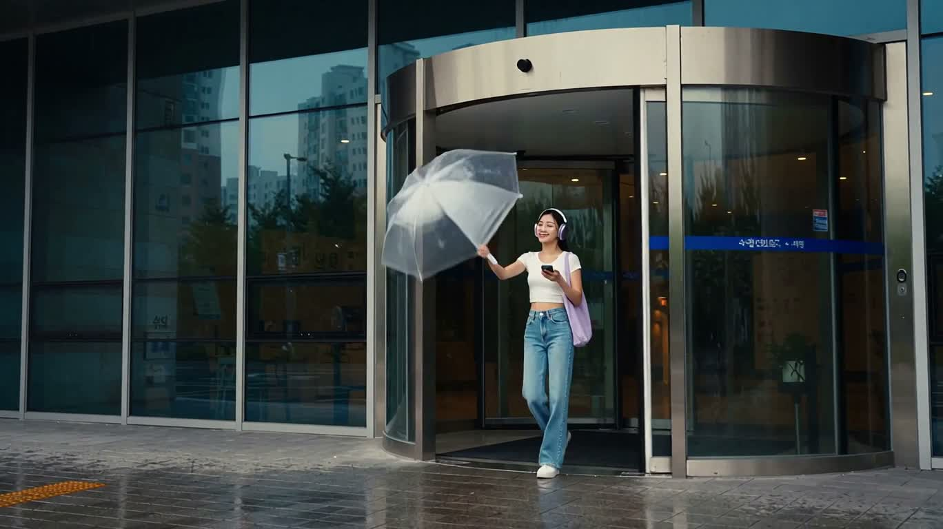 雨夜回家的温暖日常 — AI video creation