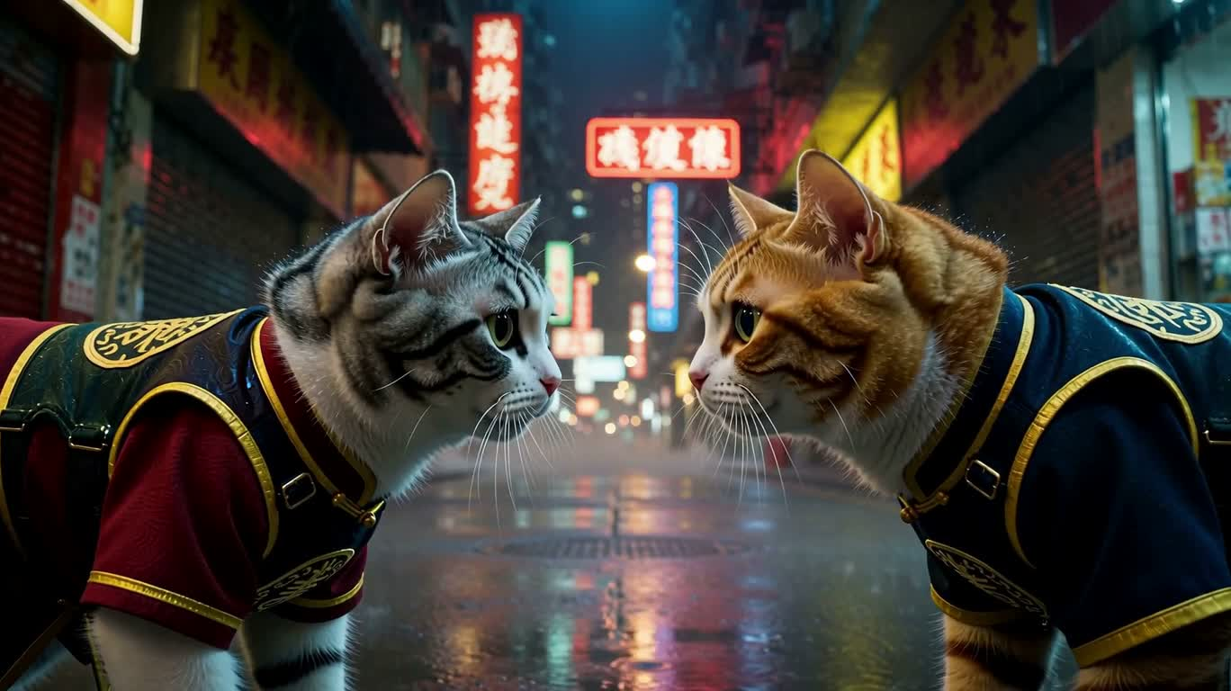 霓虹街巷猫侠决战