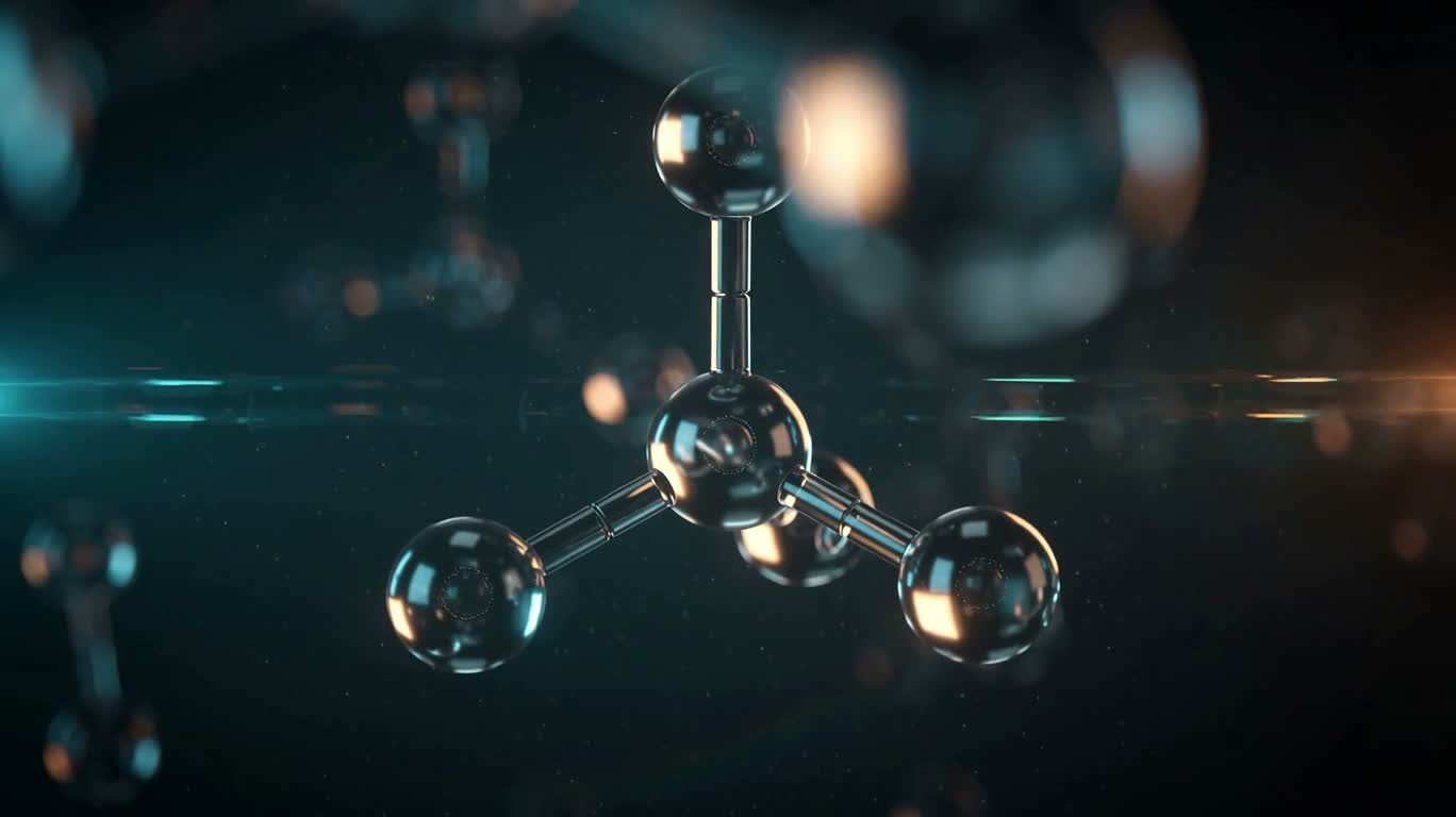 メタン分子のデジタルアート