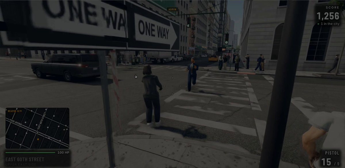 开放世界纽约多人游戏 — AI video creation