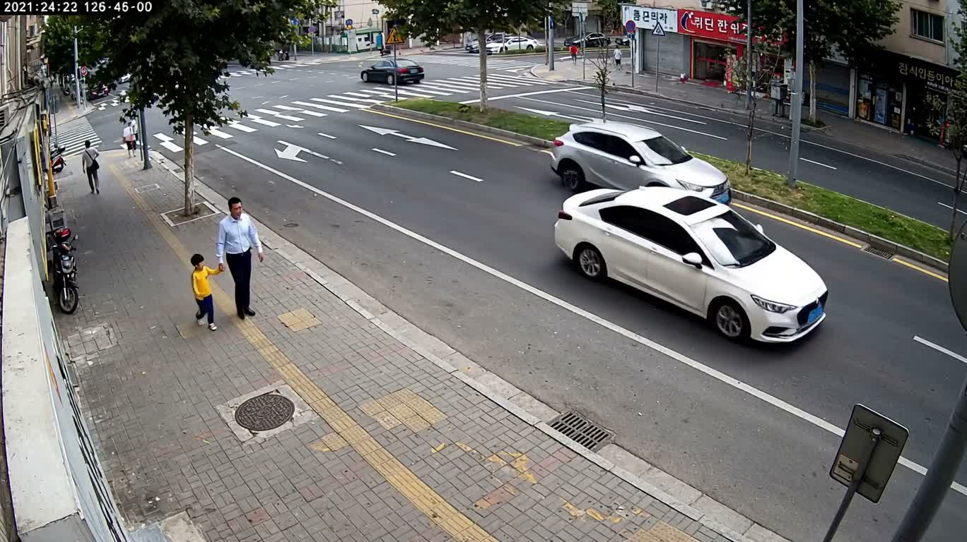監視カメラ視点のスリリングな回避 — AI video creation