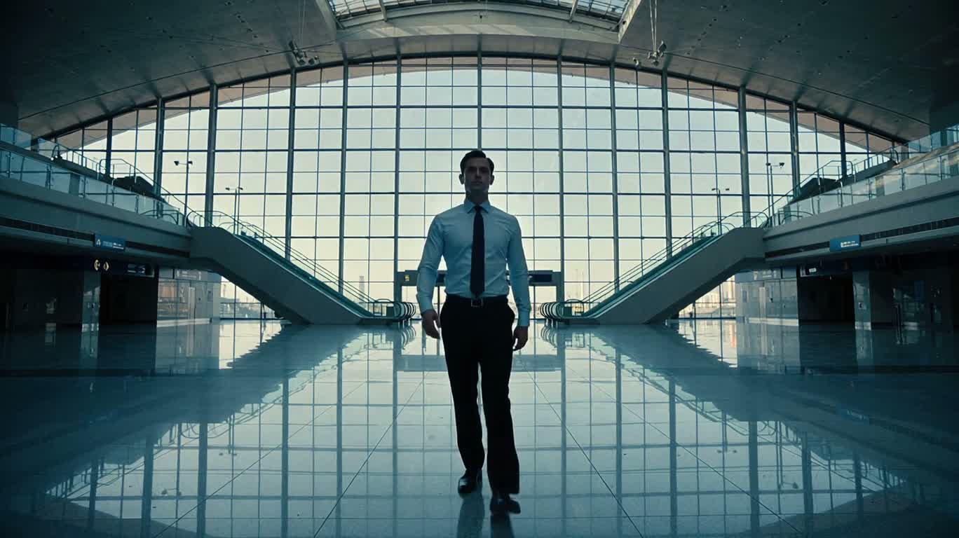 车站中的无限克隆 — AI video creation