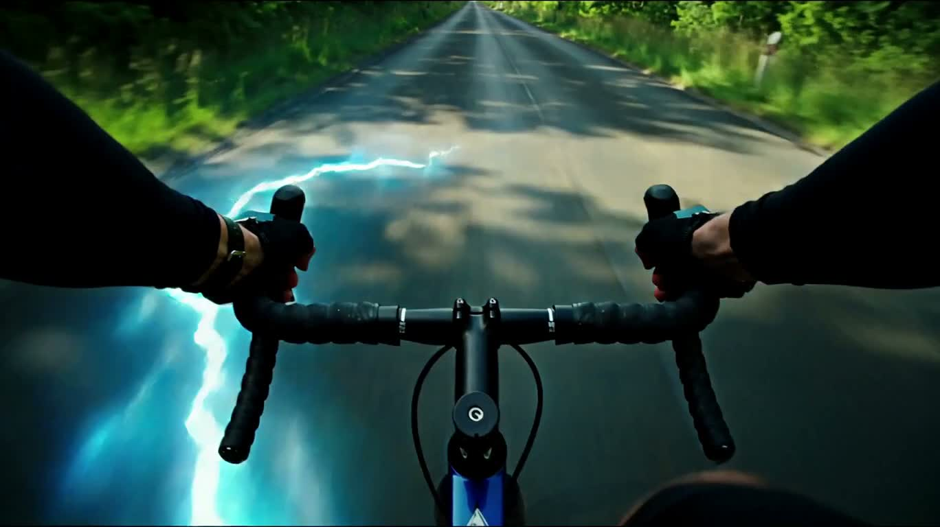 Blue Lightning in Full Gallop — AI video creation