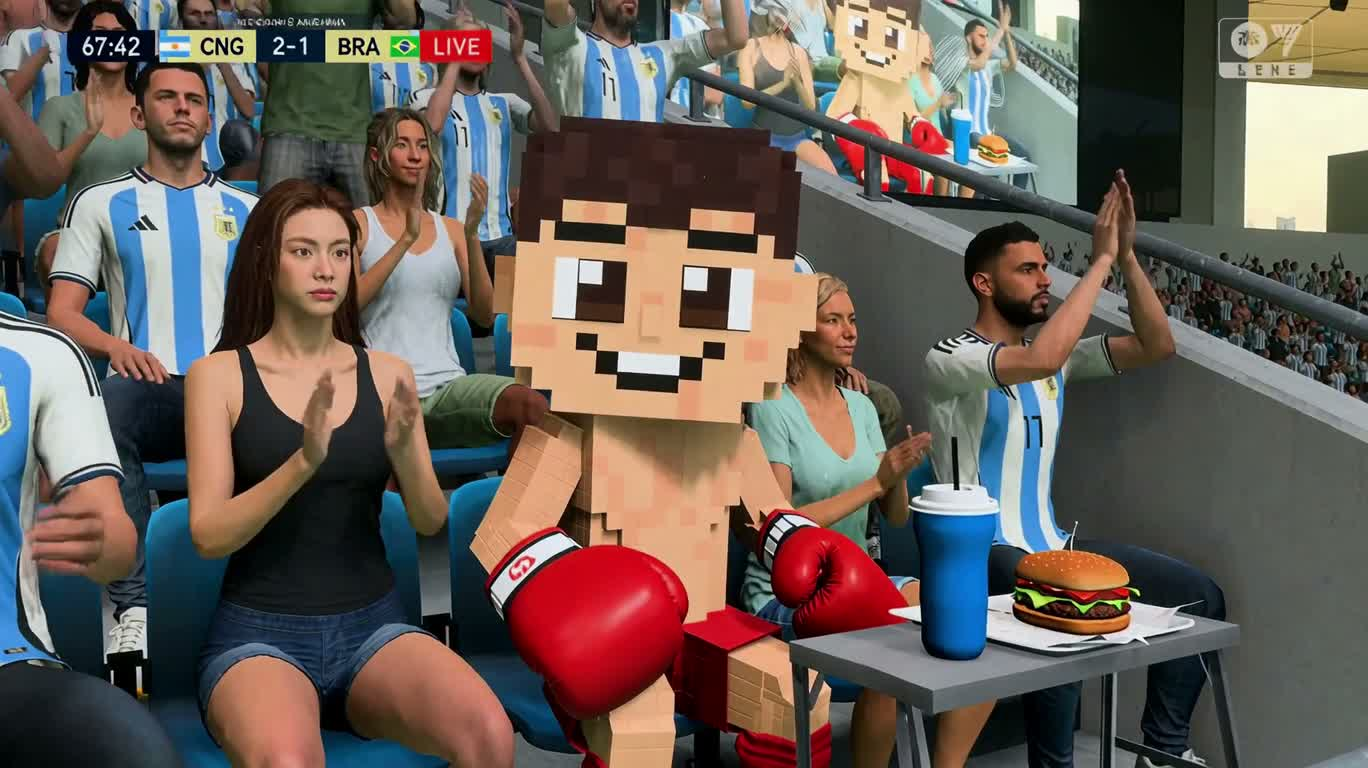 Pixel Boxing Mascot's Football Winner
