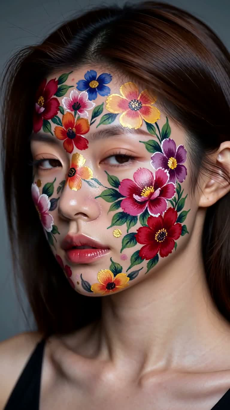 꽃그림 초상화