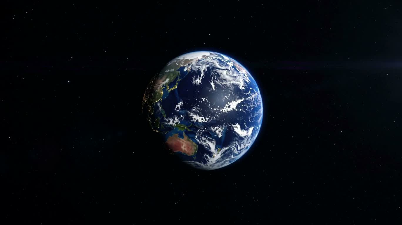地球座標グリッドの科学ビジュアル — AI video creation
