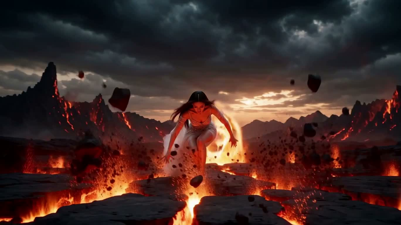 烈焰狮影 — AI video creation