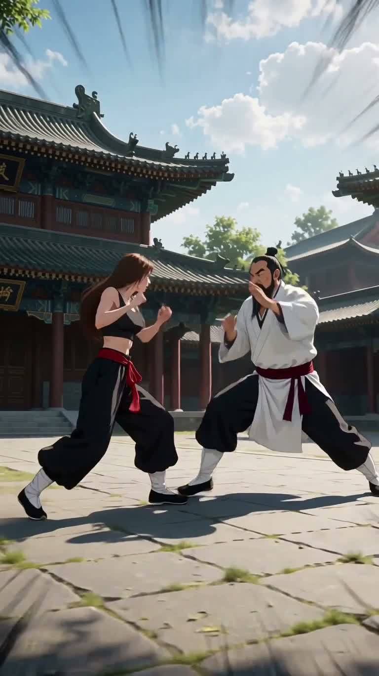 疾风武馆:师徒对决 — AI video creation