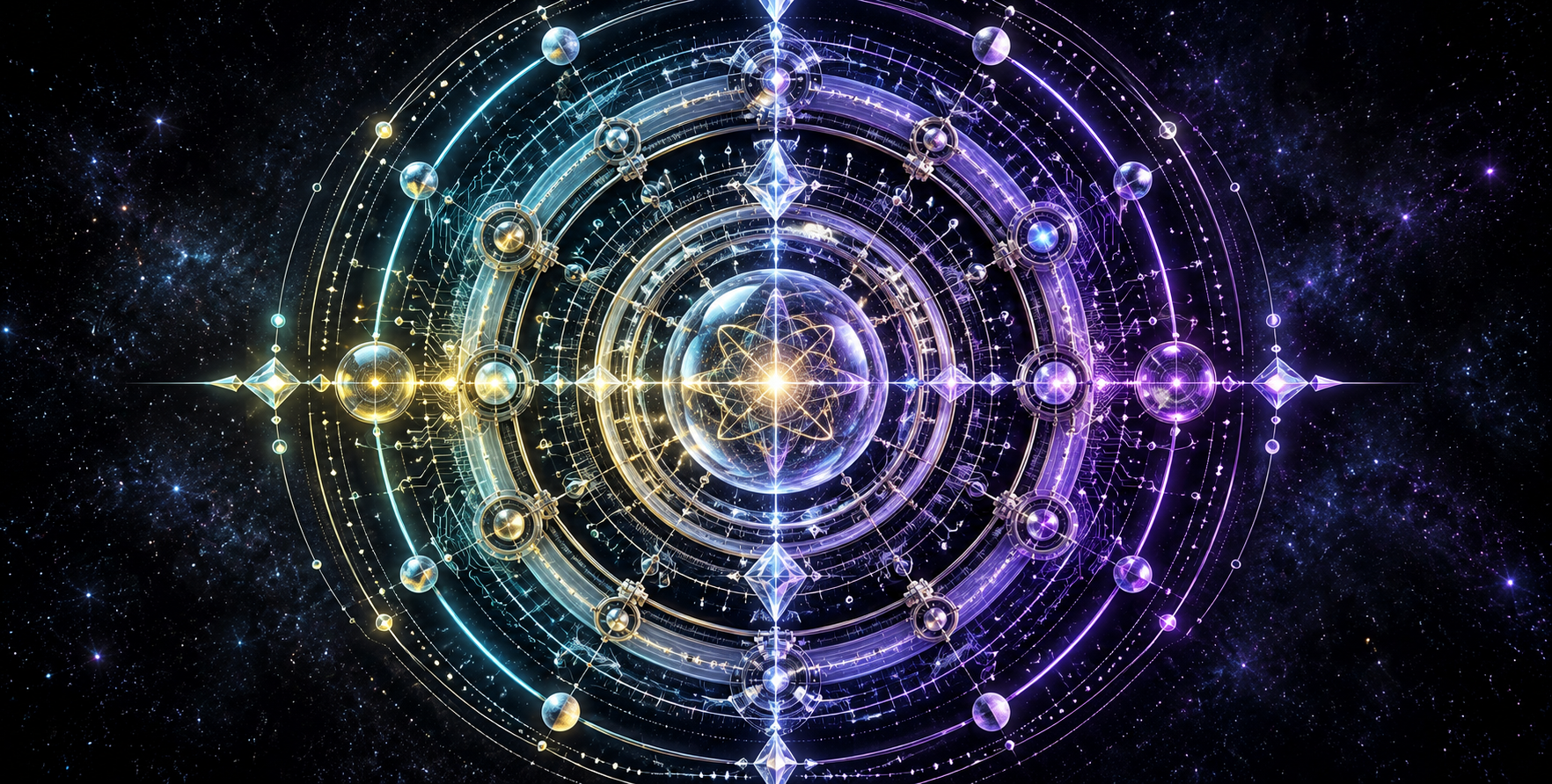 赛博朋克科幻曼荼罗 — AI image creation