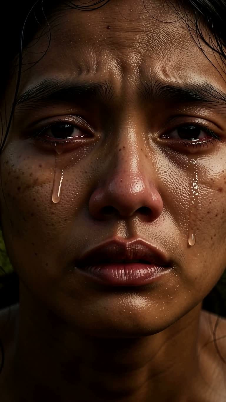 꽃바다 속 눈물의 초상