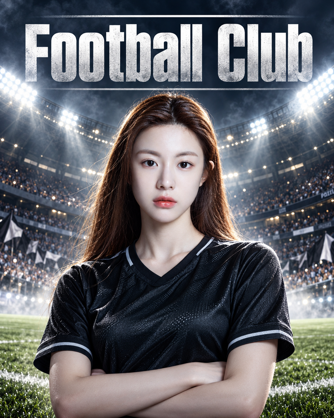 축구 클럽 역사 인포그래픽 포스터 — AI image creation