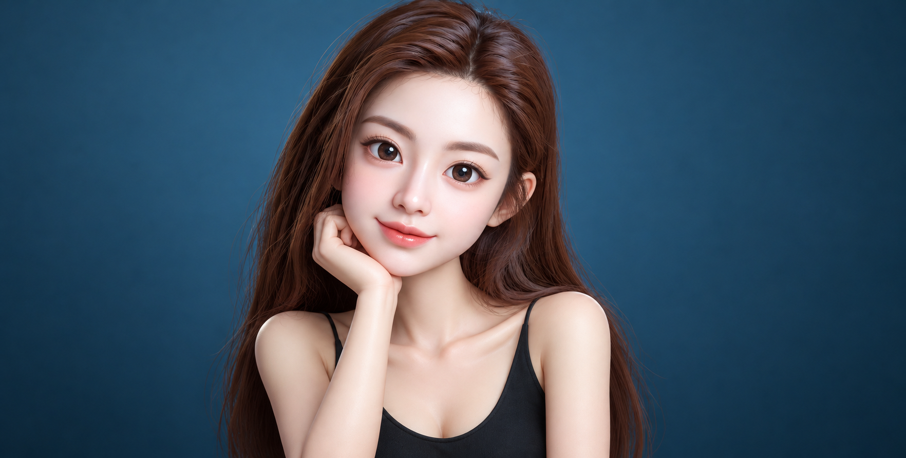 부드러운 스타일의 3D 과장 캐릭터 초상화
