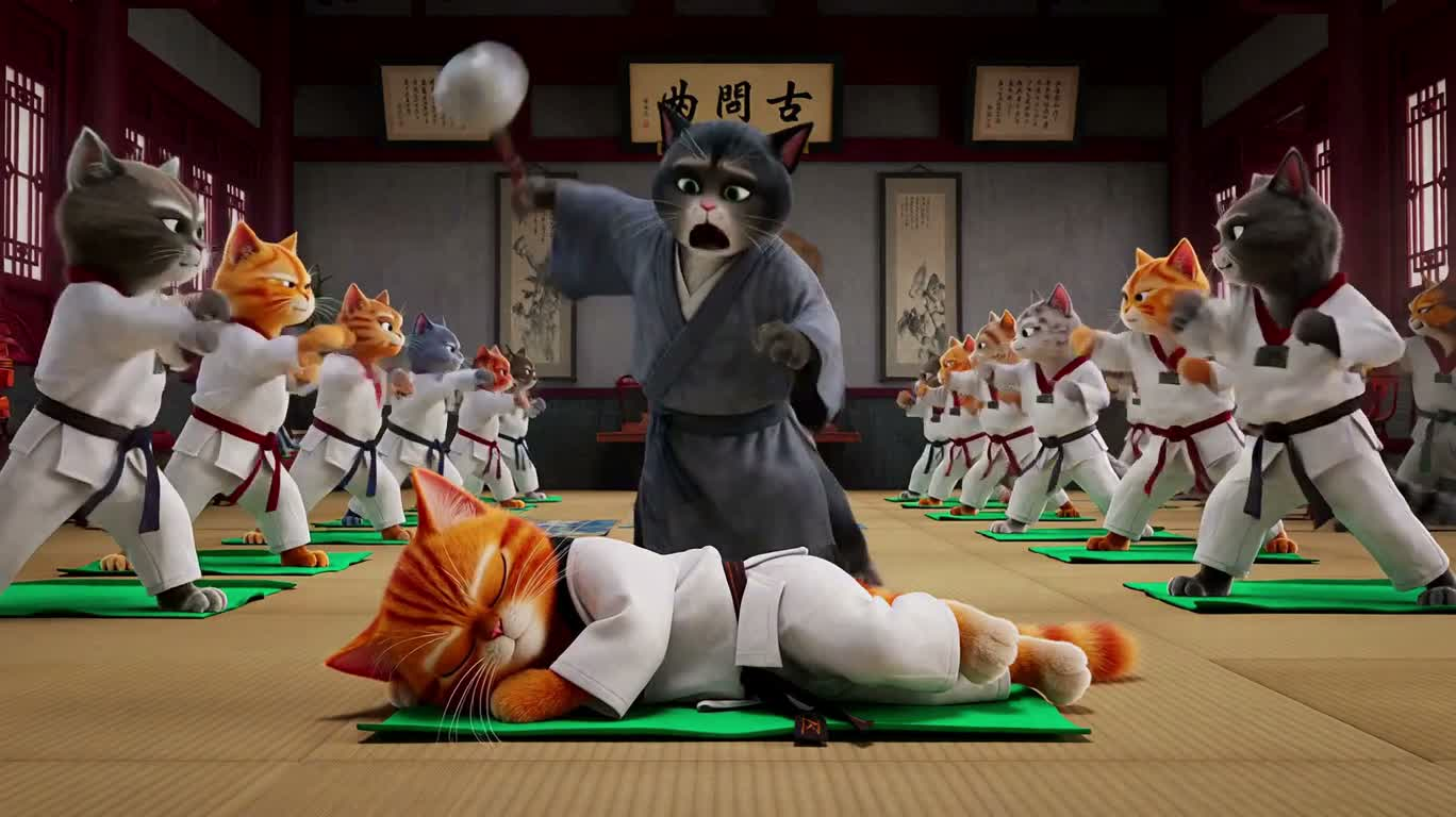 橘猫屋顶大逃亡 — AI video creation