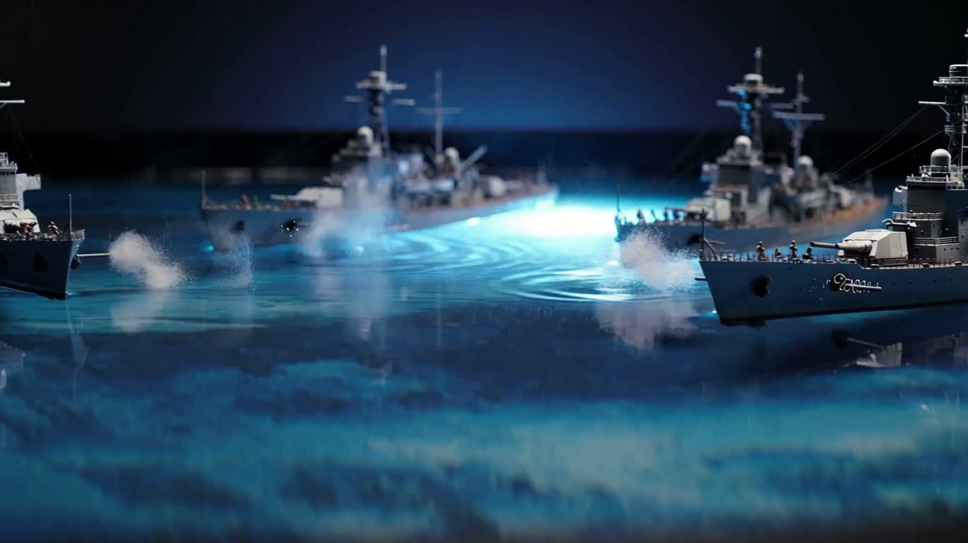 Miniature Fleet Sinking Chronicle — AI video creation