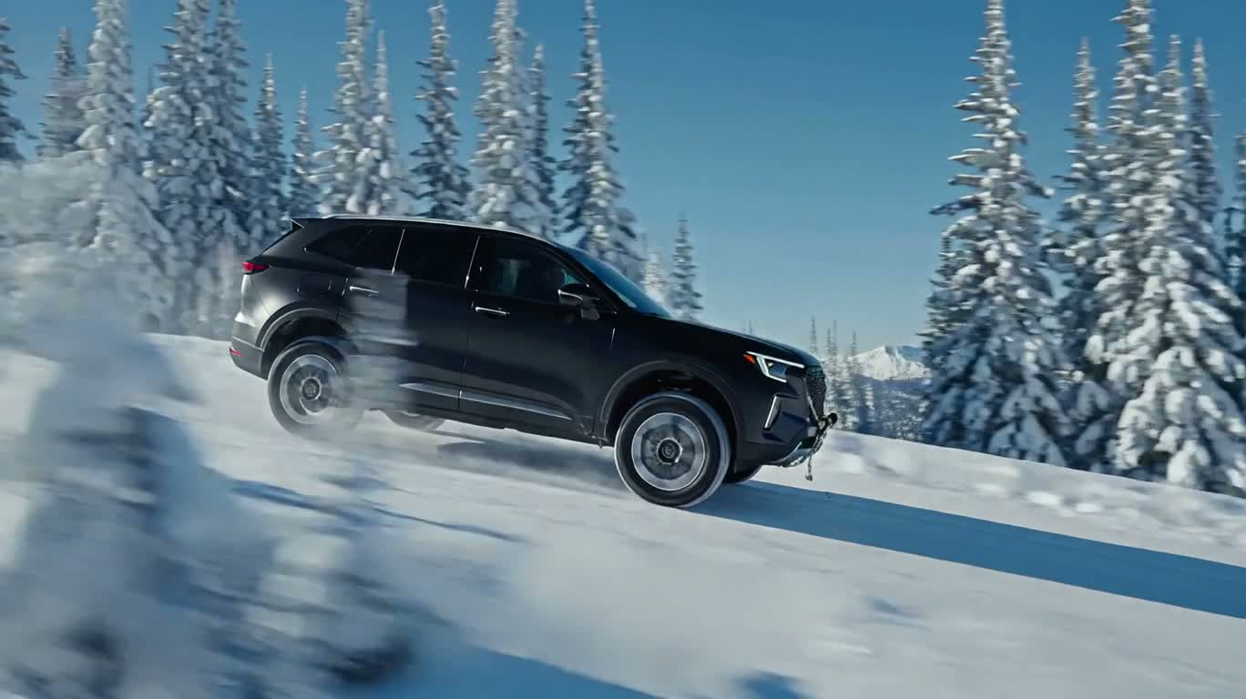 Warm Journey Through Snowy Mountains — AI video creation
