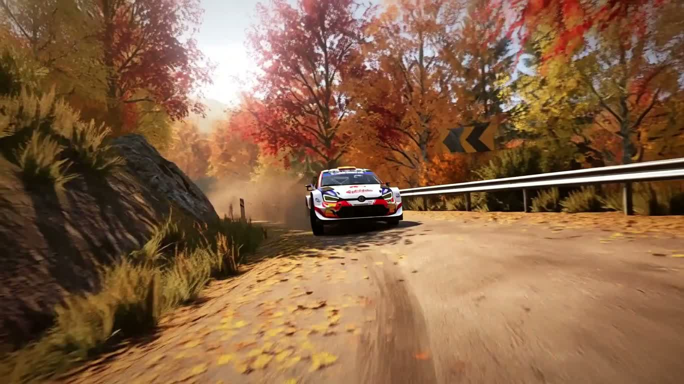 秋色山地拉力车 — AI video creation