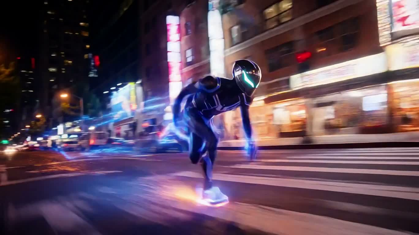 Tay đua phố đêm neon