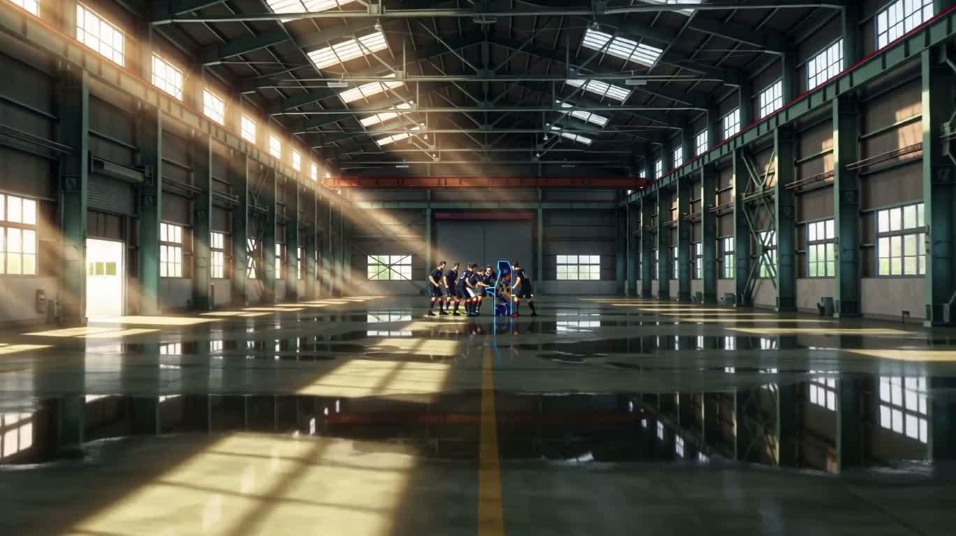 仓库街机决胜时刻 — AI video creation