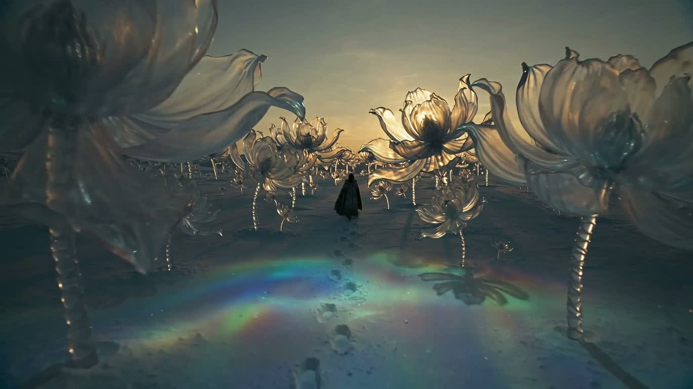 月尘晶花原野 — AI video creation