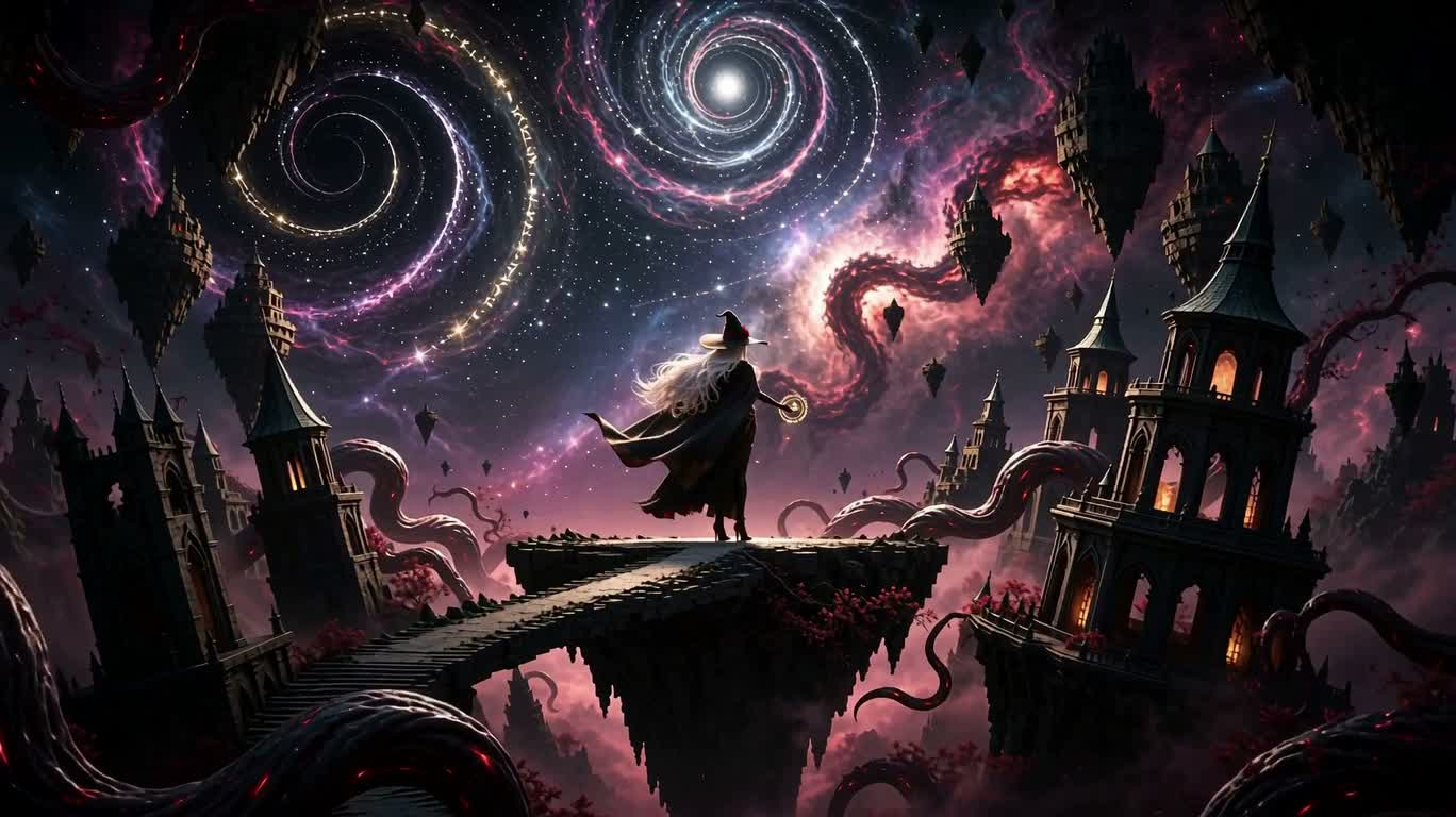 Magical Witch in Cosmic Horror