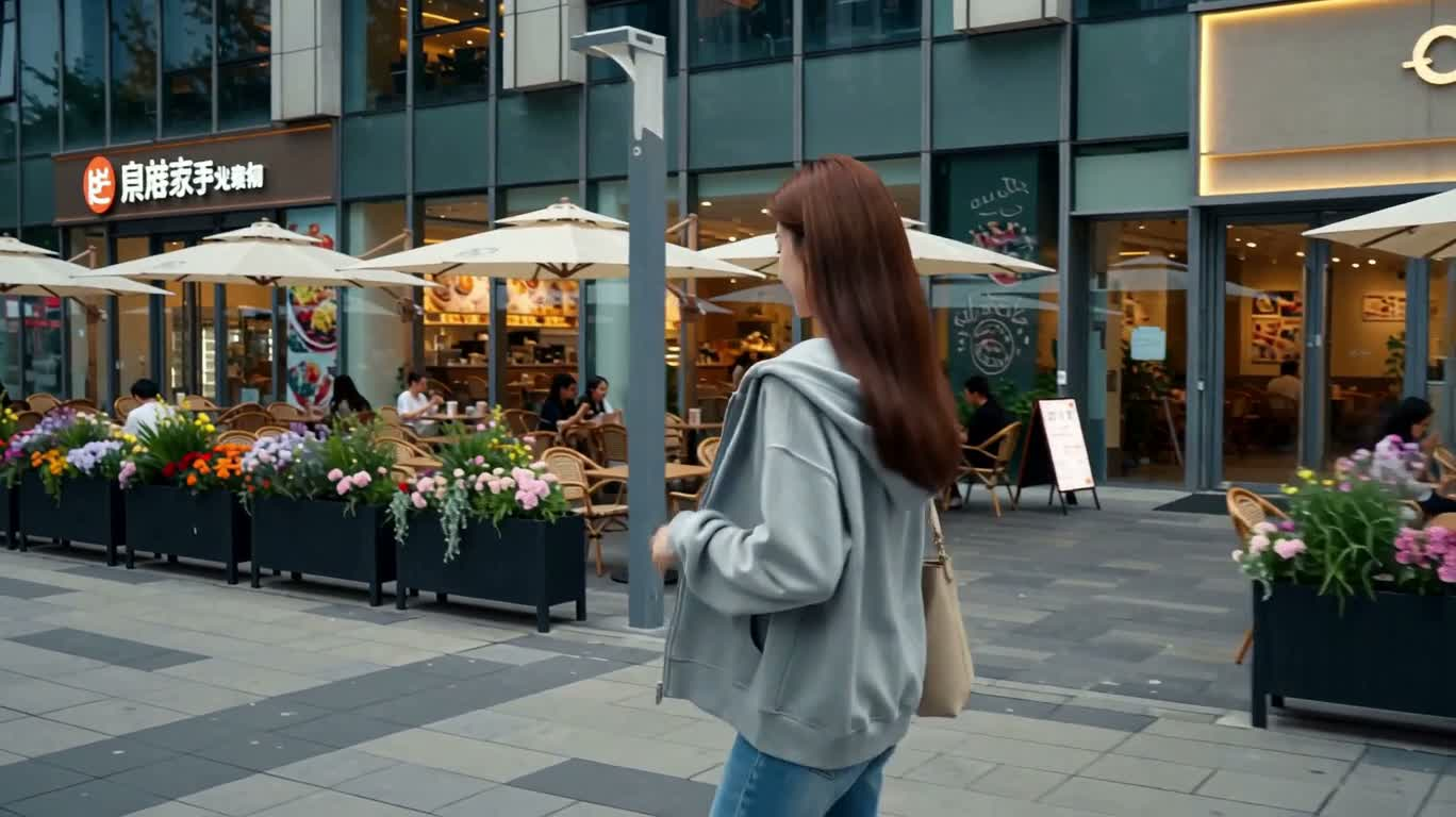 城市街头寻景拍摄 — AI video creation