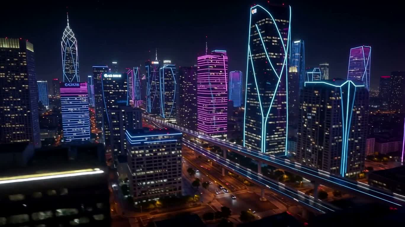 霓虹都市悬浮车竞速