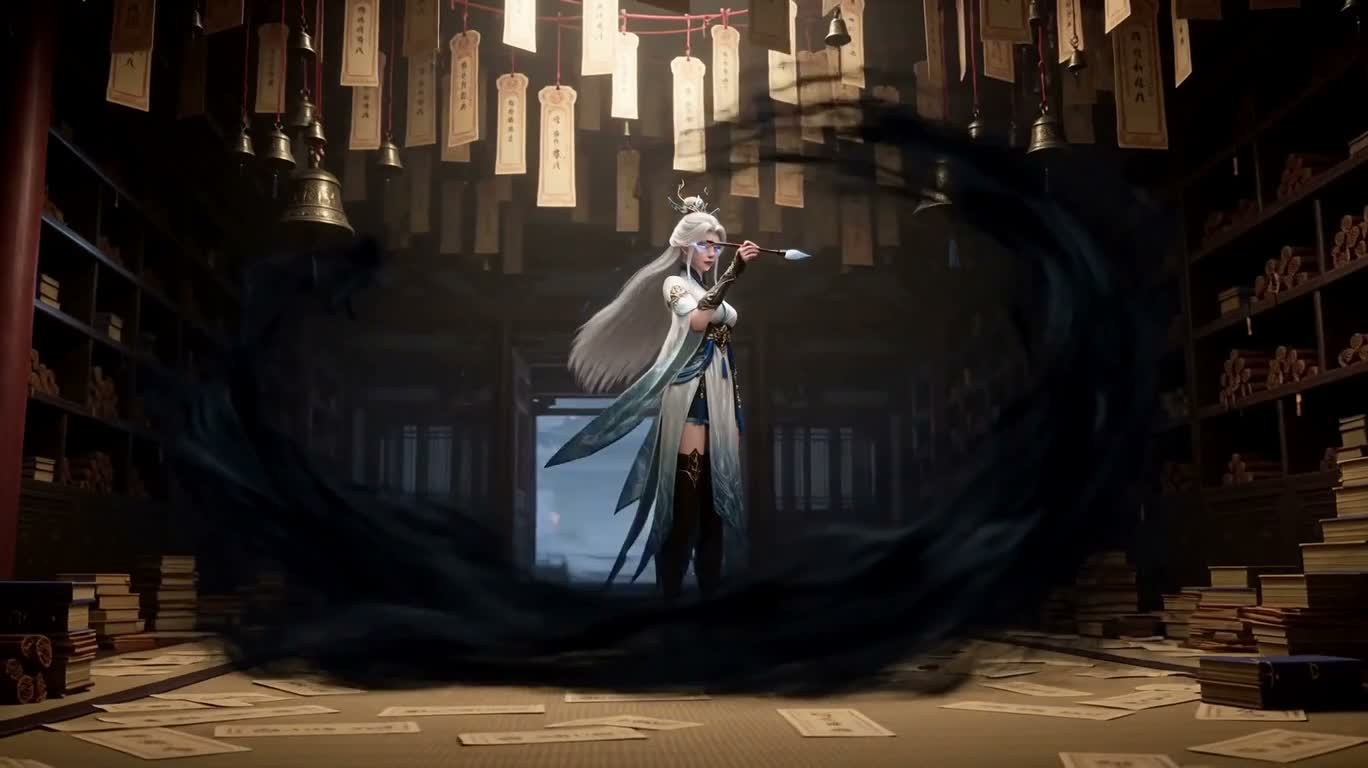 白发女术士的符印封魔