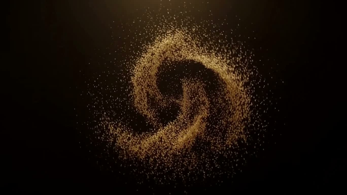 金色沙粒组装奢华腕表 — AI video creation