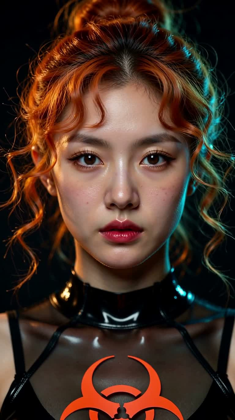 레지던트 이블 오렌지 머리 초상화