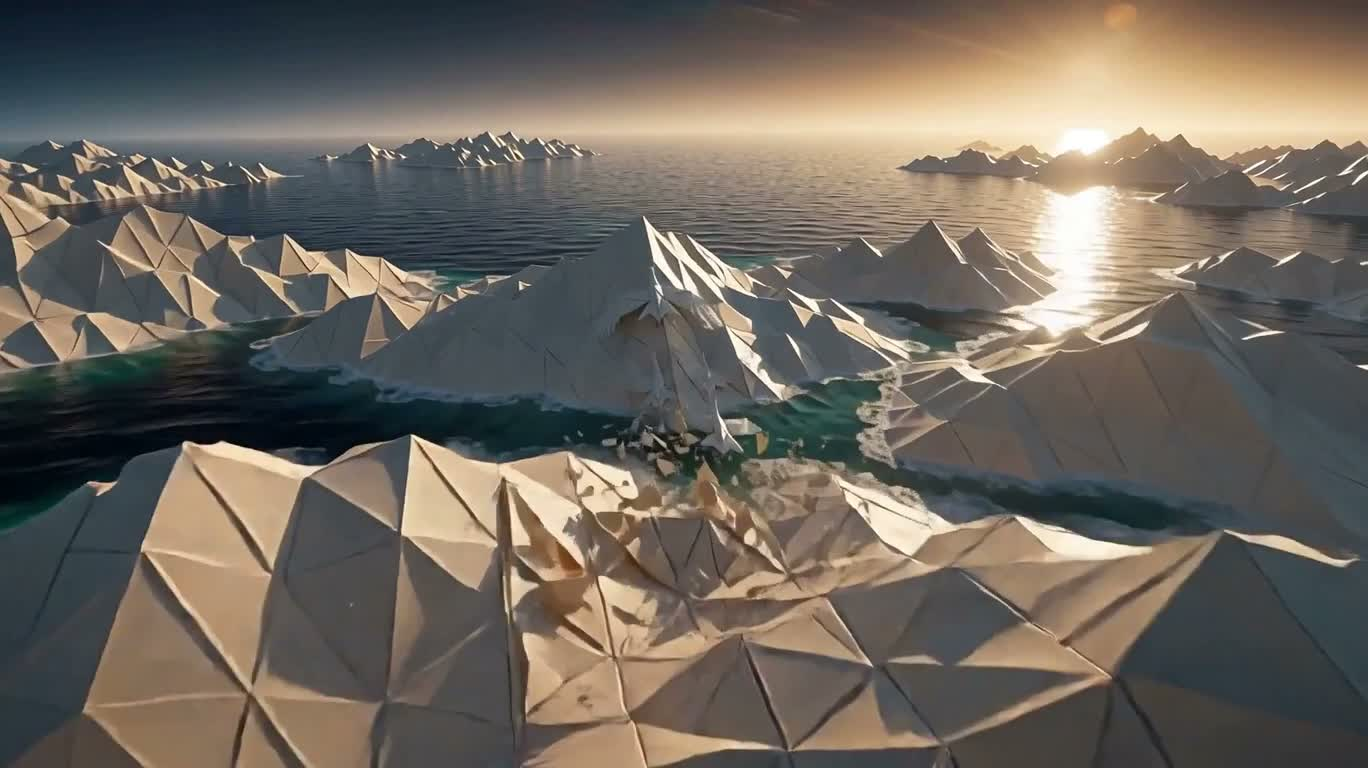 折纸万象化银河 — AI video creation