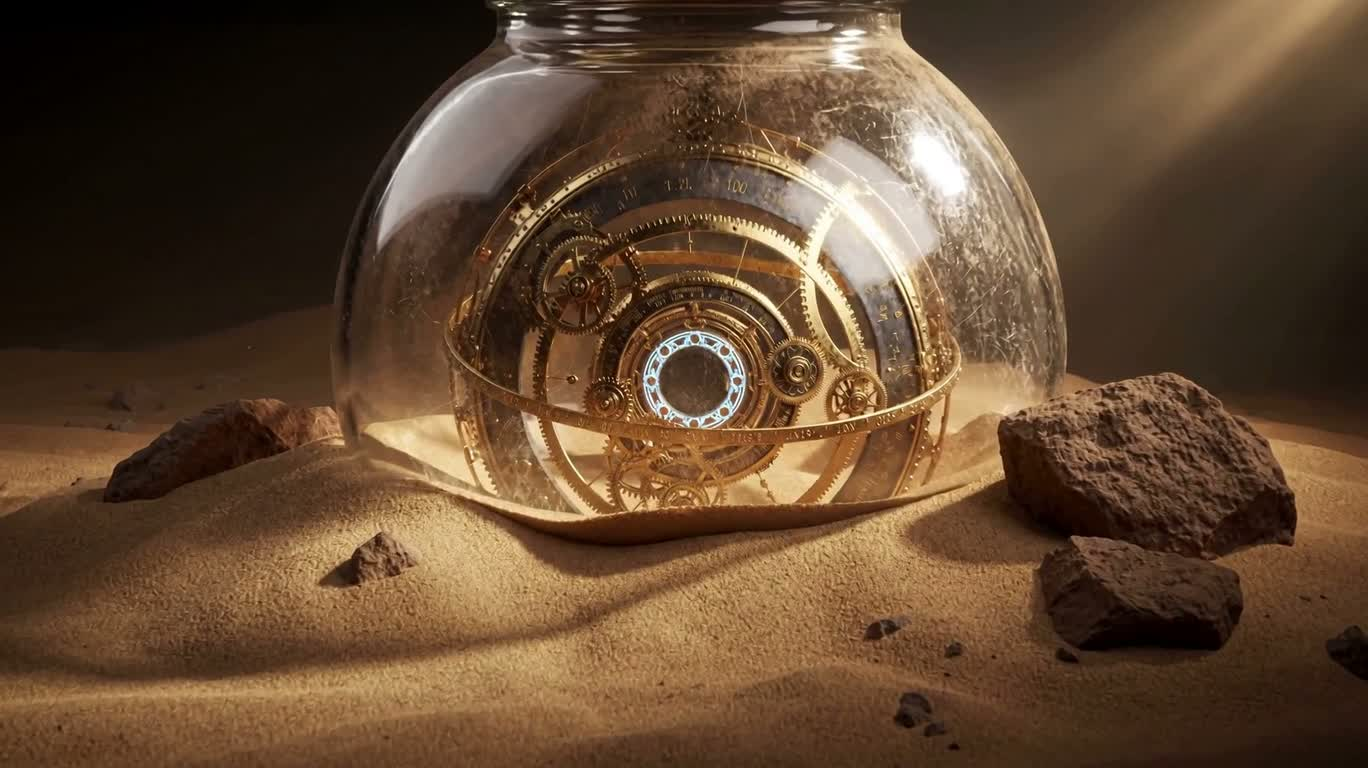 Steam Stargate Astrolabe in the Sea of Sand