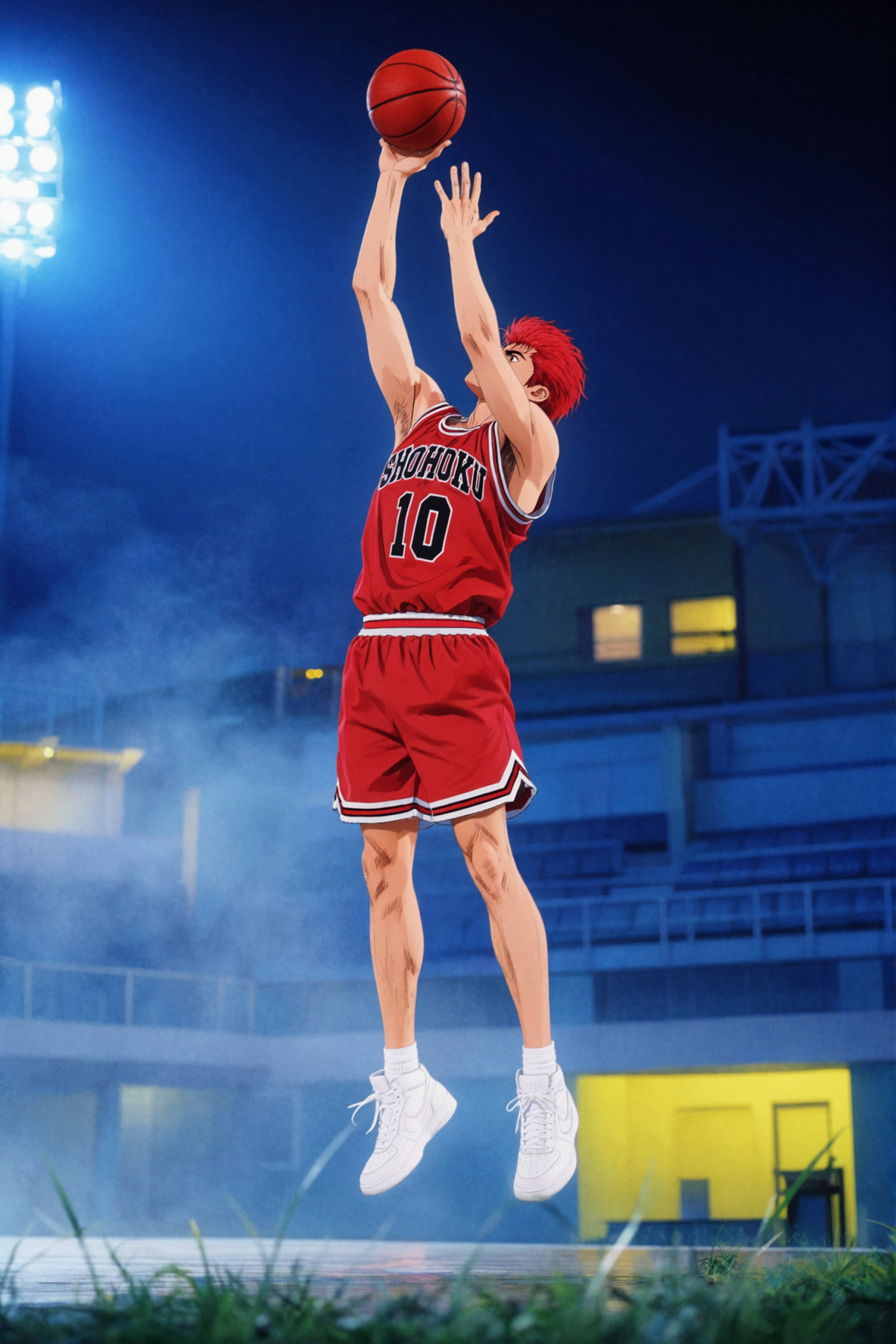 Hanamichi Sakuragi · Saut pour le ballon · Photo de film