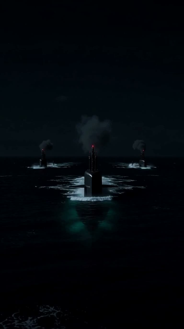 深海导弹齐射 — AI video creation
