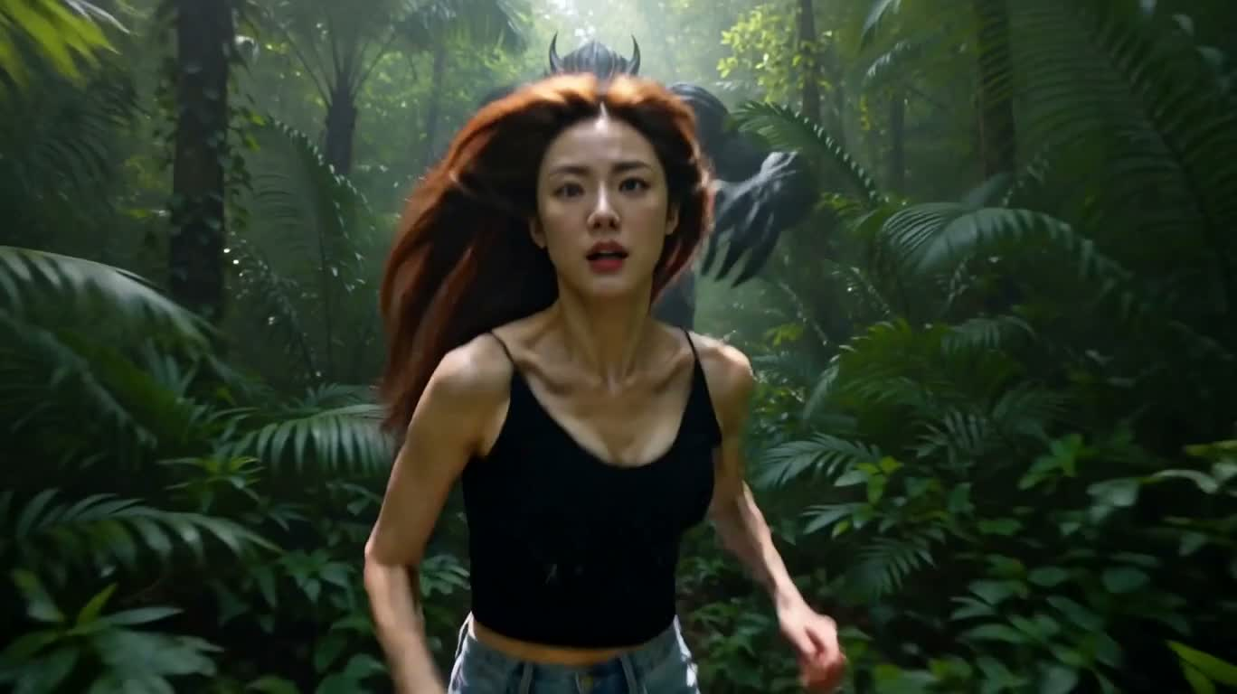 Chạy trốn trong rừng rậm