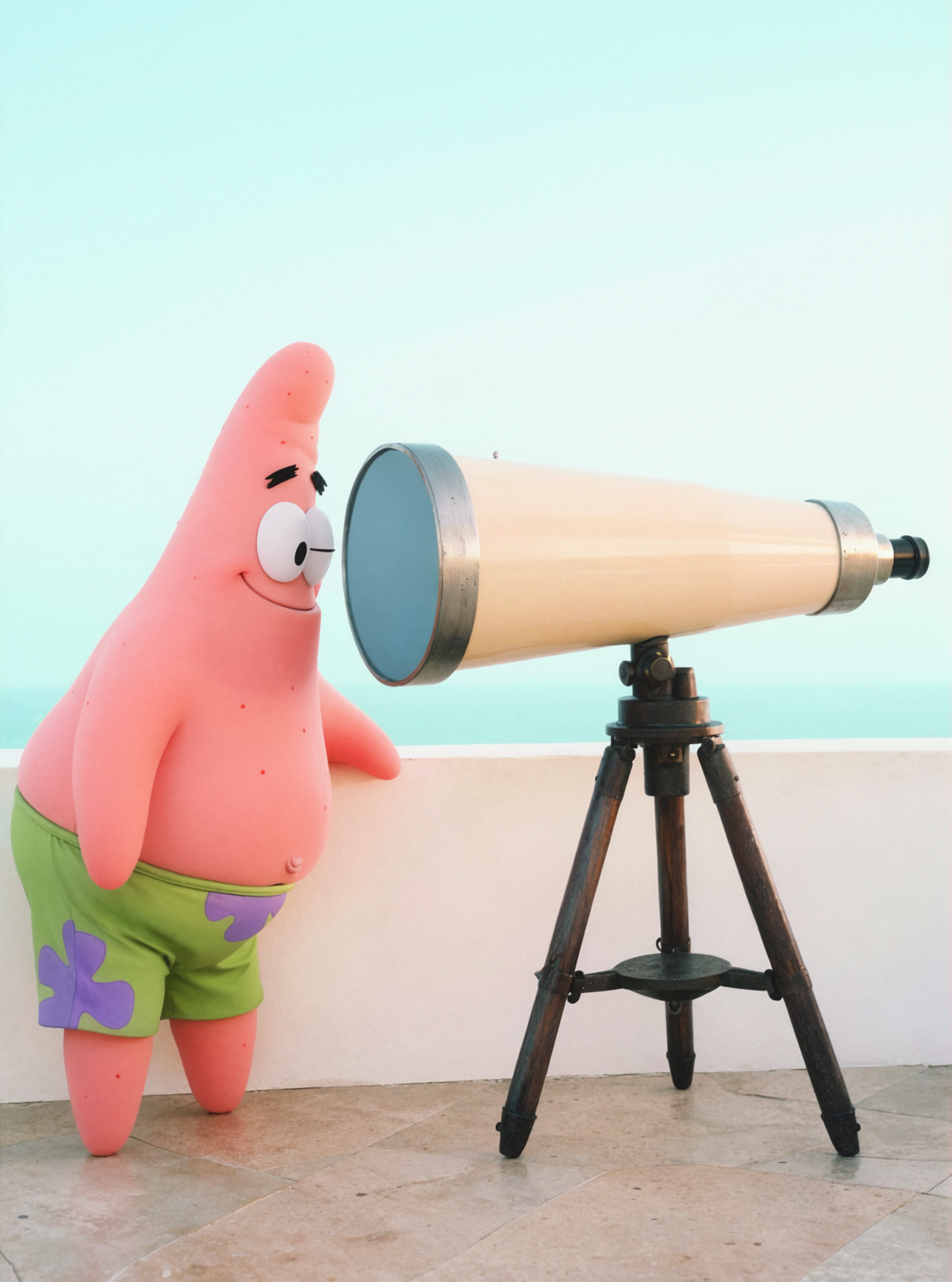 Patrick Star · Shrinking the Distance — AI image creation
