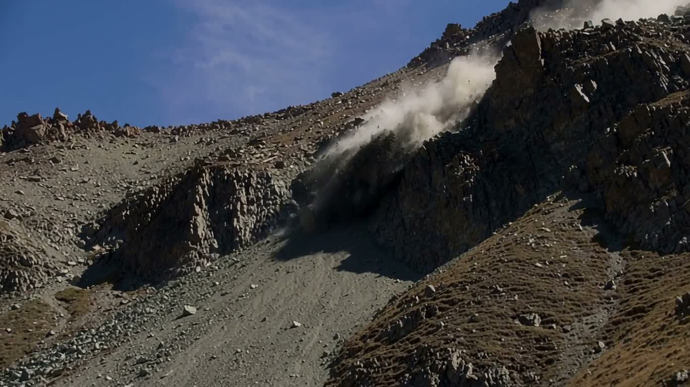 山崩倾泻