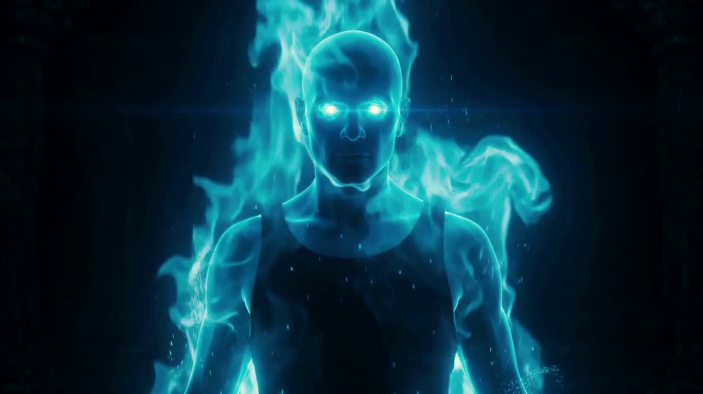幽蓝灵焰 aura — AI video creation
