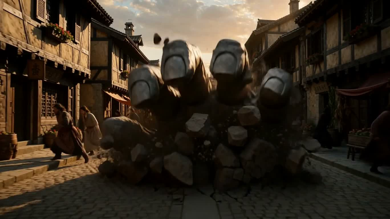 Colossus Breaks the City: Rooftop Escape