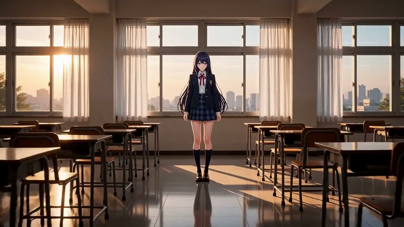 教室瞬移至星光舞台 — AI video creation