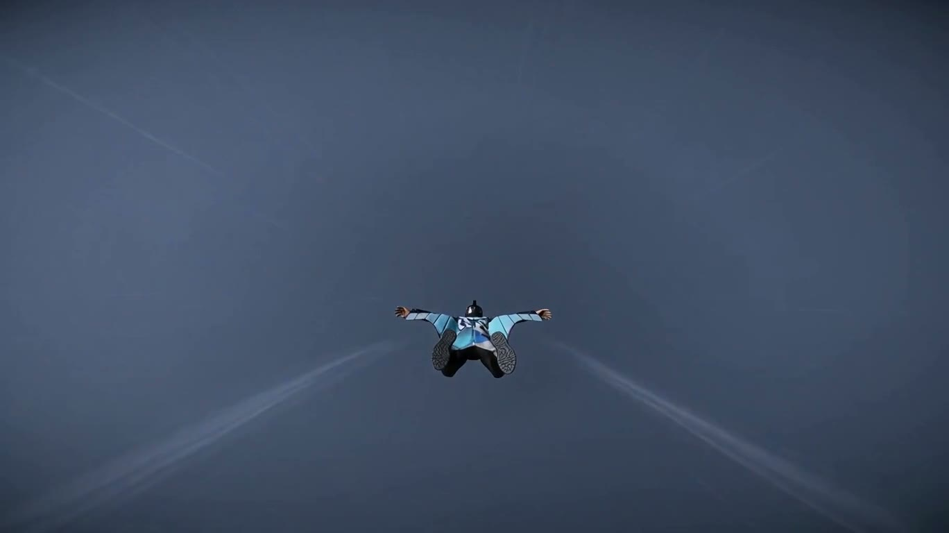 雷云中的发光水母俯冲 — AI video creation
