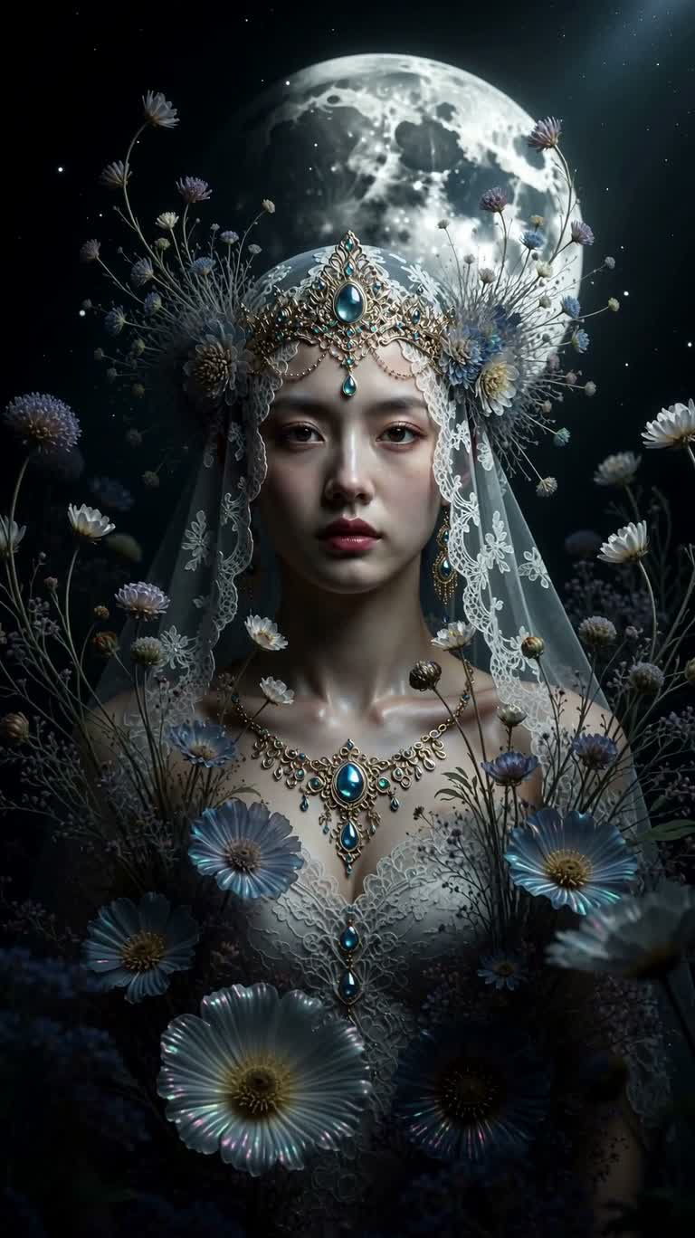월식의 화관: 고딕 달의 여신 초상