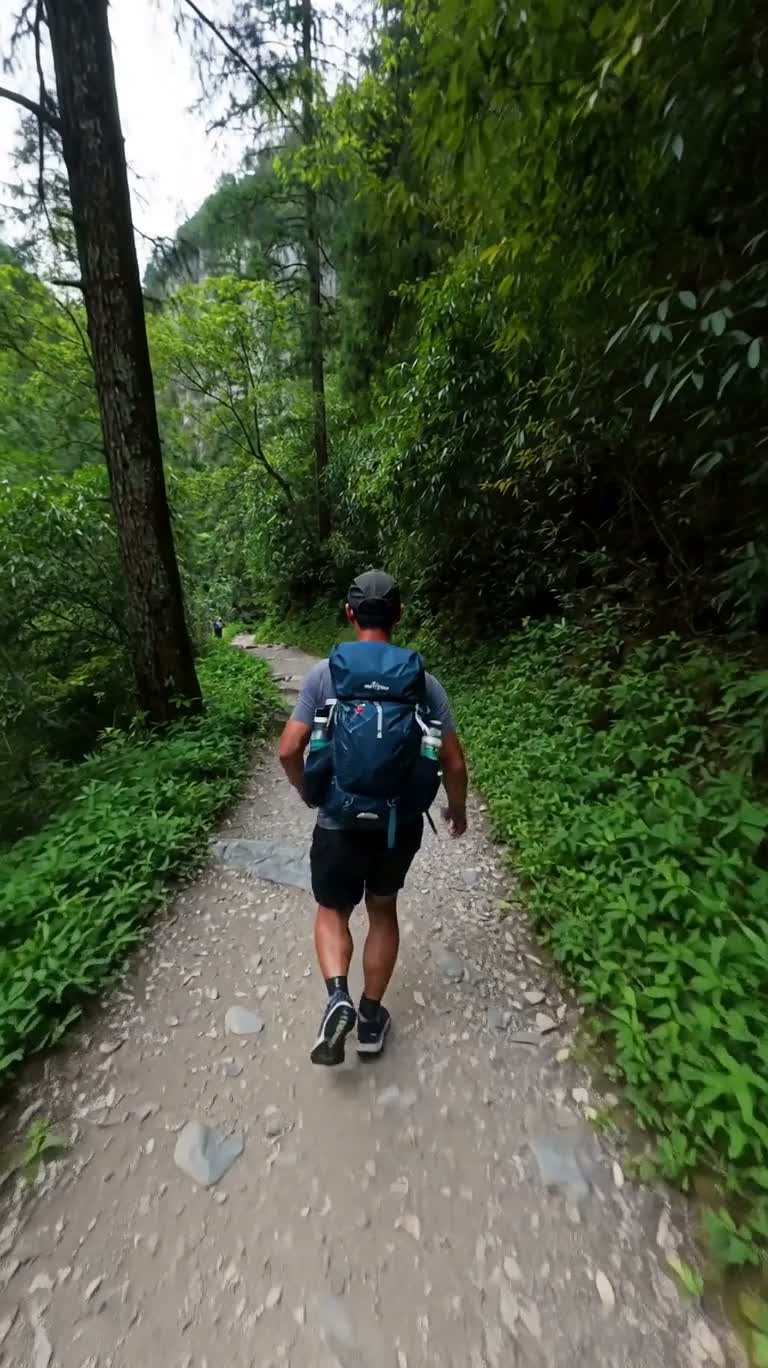 秘密の滝へのハイキング