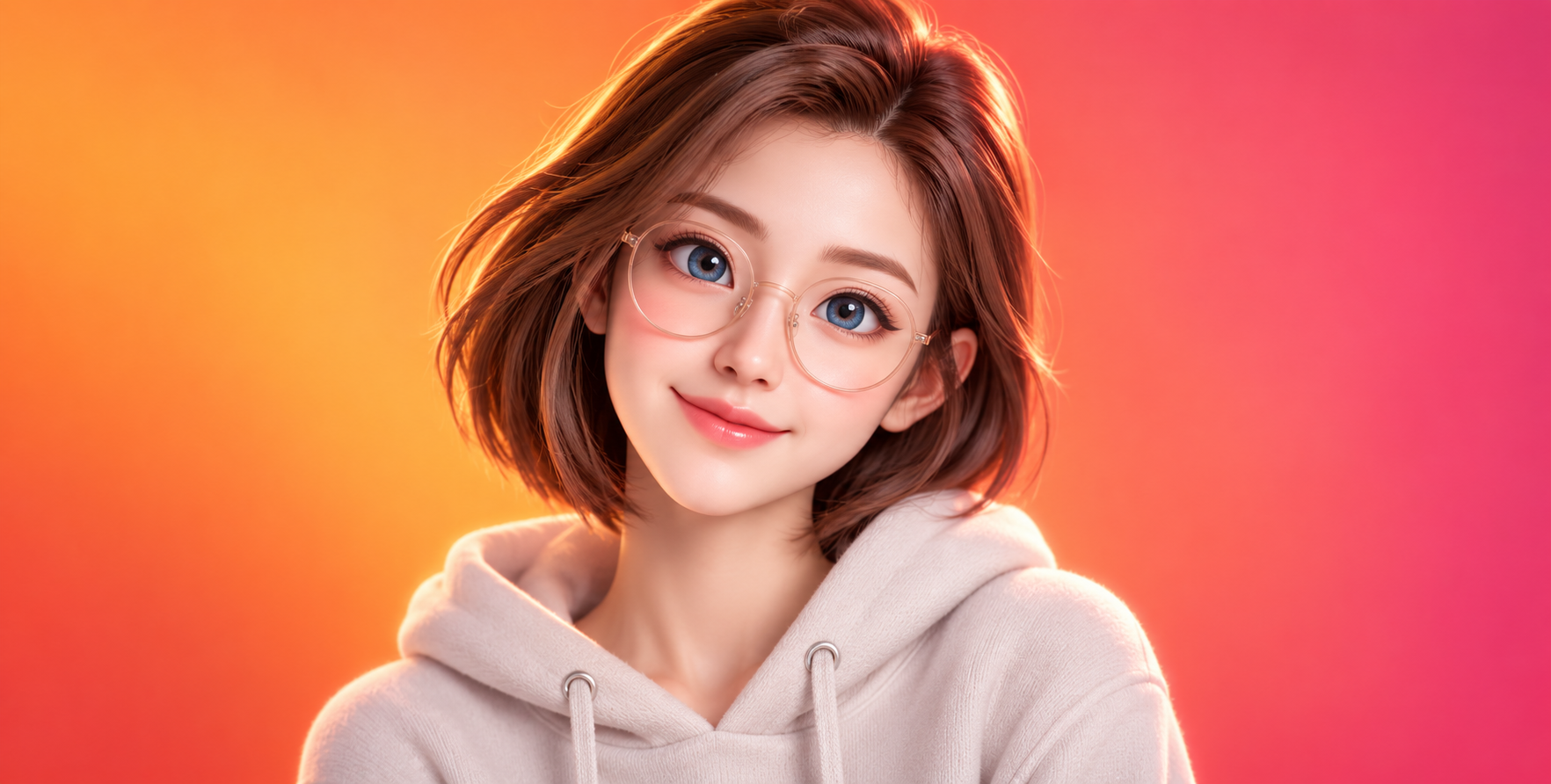 甜美风格化3D成人肖像 — AI image creation