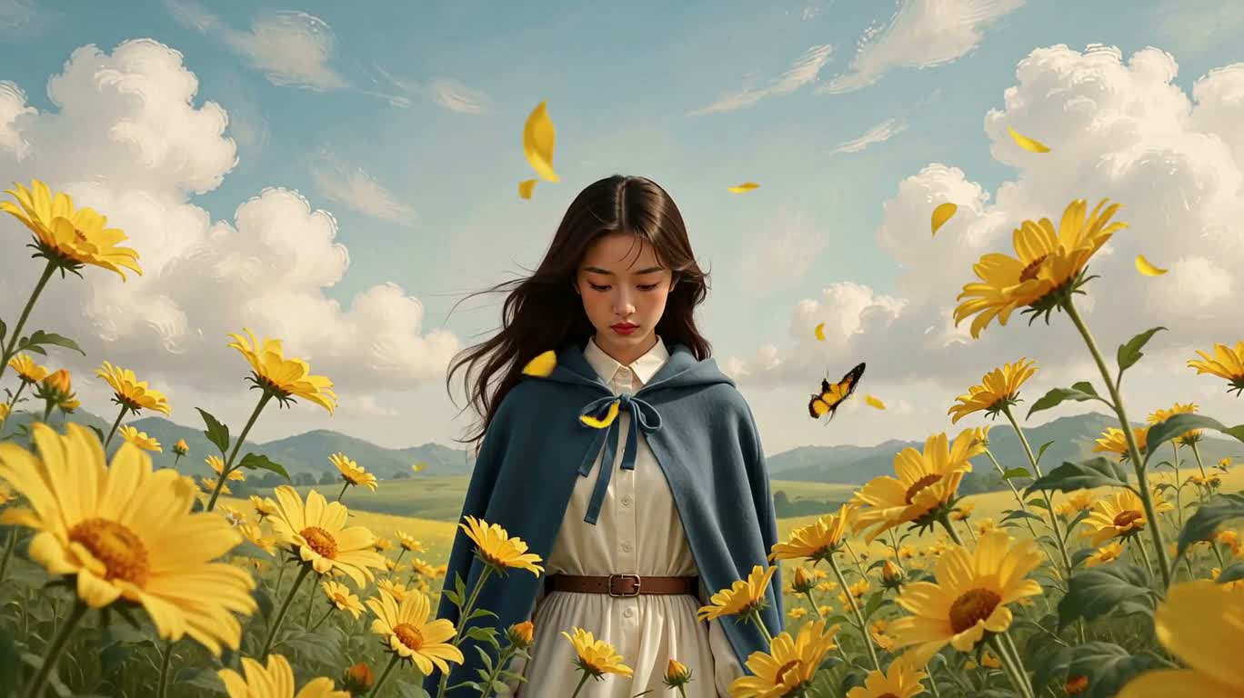 花海飞行奇遇 — AI video creation
