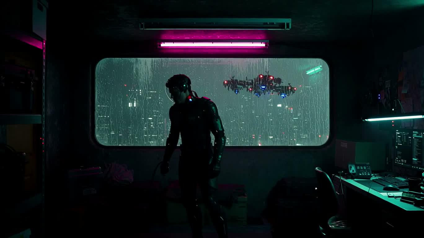 霓虹数据城:潜行者觉醒 — AI video creation