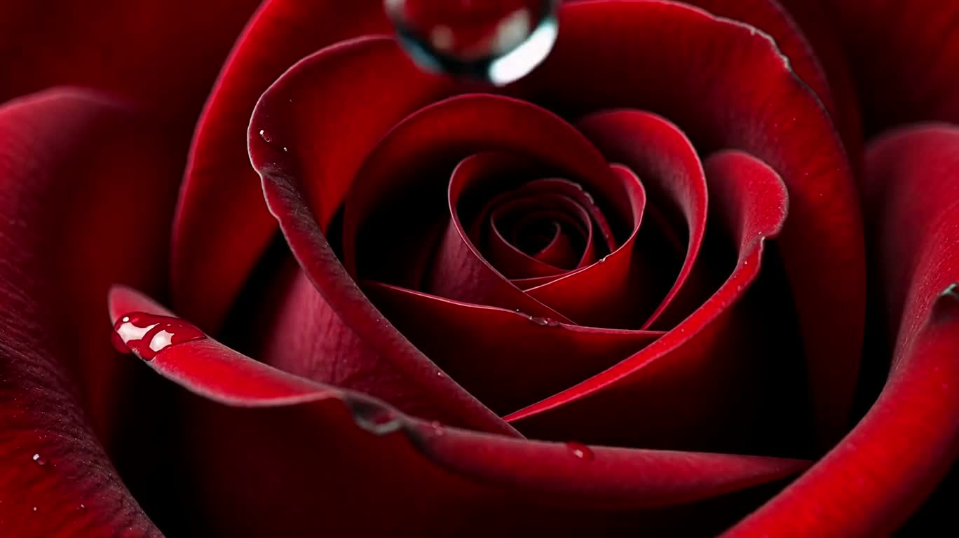 A Red, Green, and Gold Poem of Wind and Emotion — AI video prompt