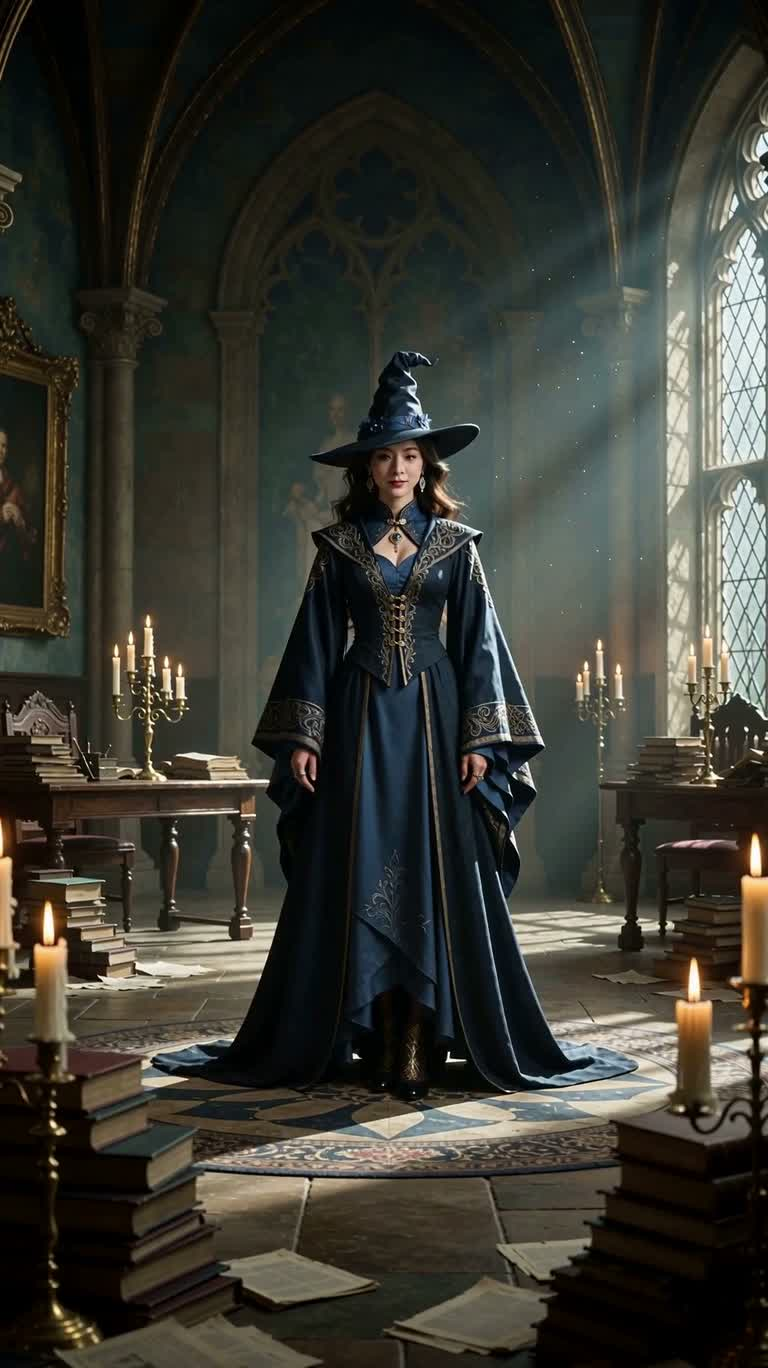 The Sorceress Mentor of the Magic Academy