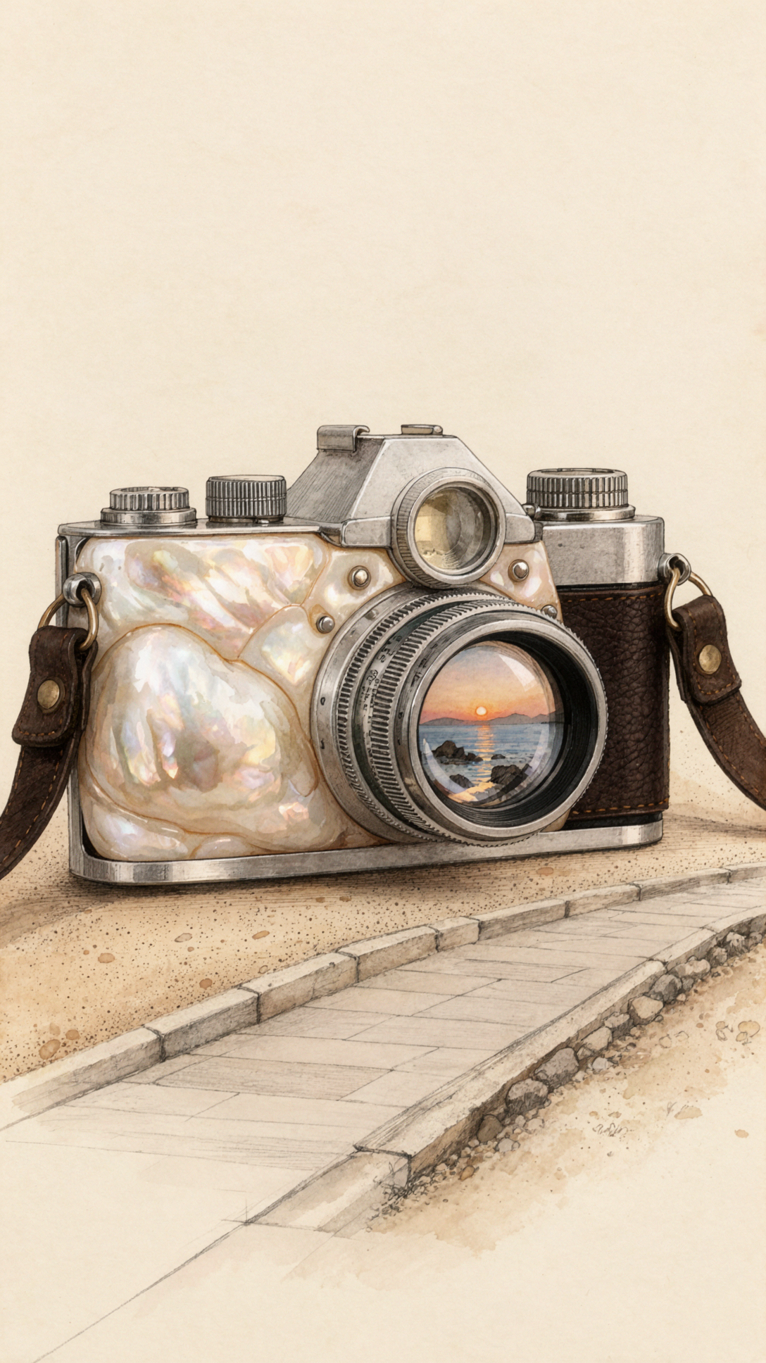 Seashell Camera · Natural Science — AI image creation