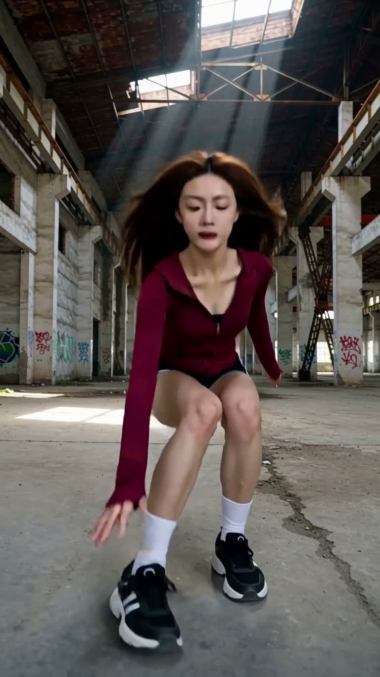 仓库蛛丝芭蕾飞跃